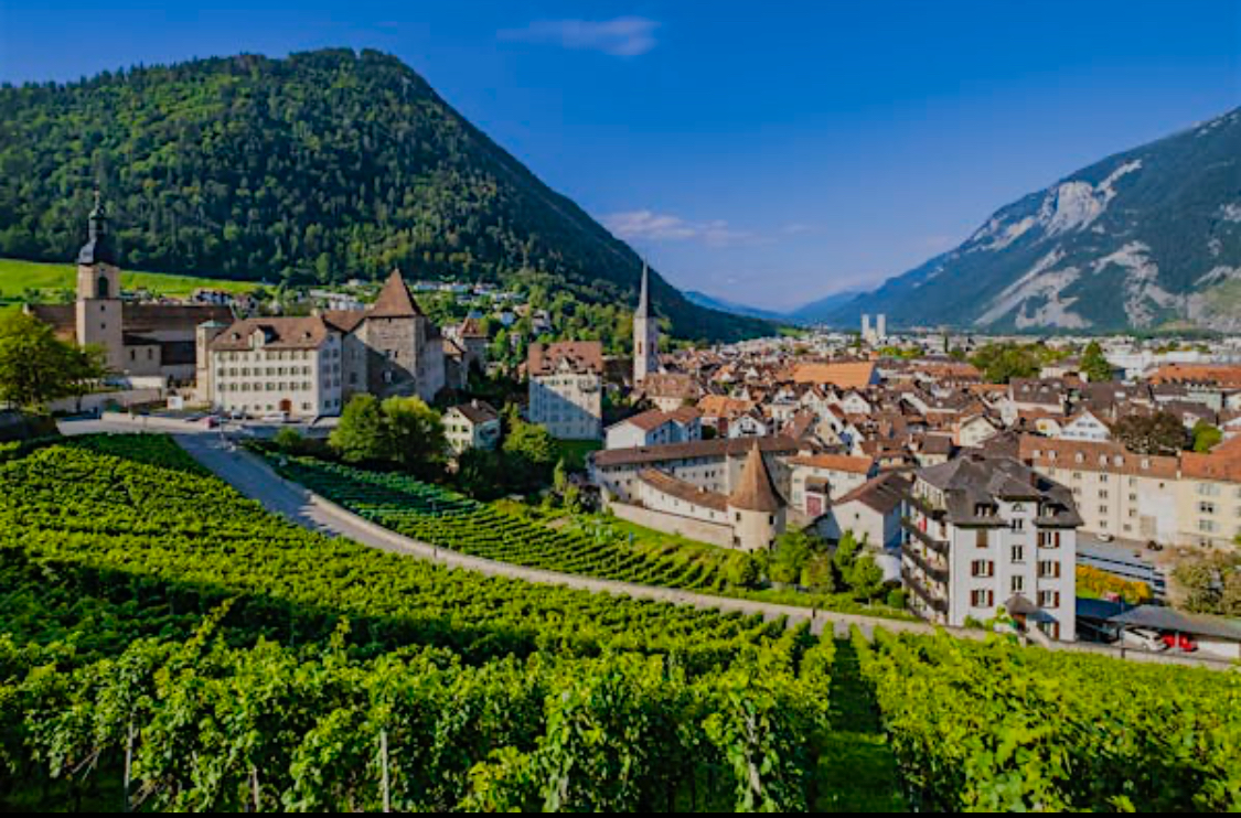 Blick auf die Churer Altstadt